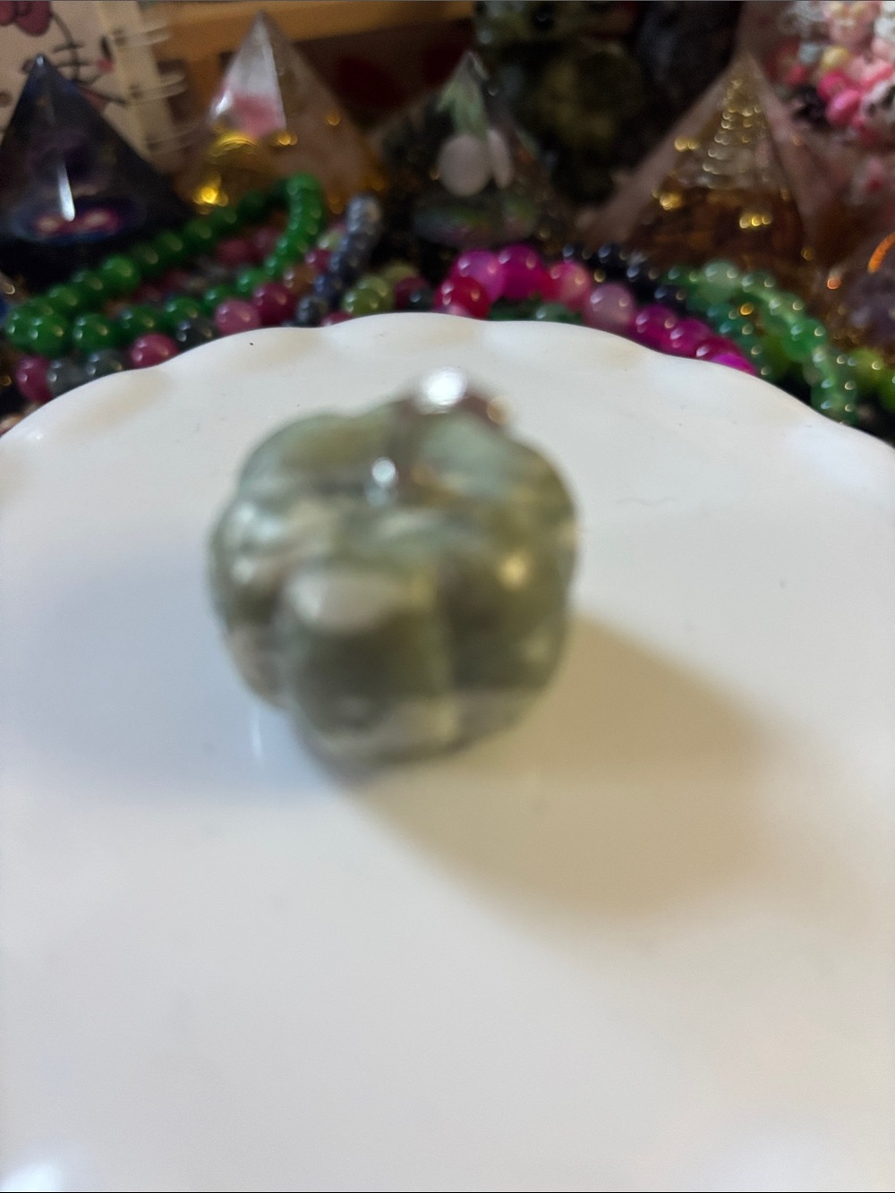 Green Jade Pumpkin - Home Accents
